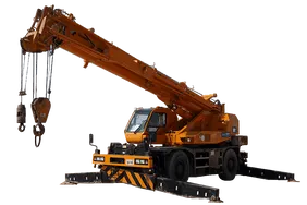 Mobile Cranes, Rough Terrain, 35 Ton white background image